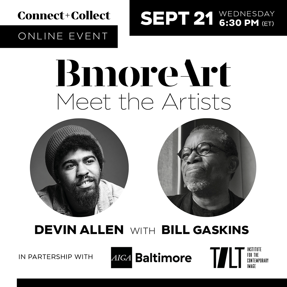 Image Description: A flyer for the event has a white background with black text. A picture of Devin Allen is on the left side of the flyer while a picture of Bill Gaskin is on the right side of the flyer.